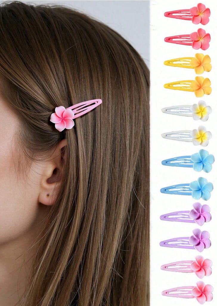 Fermagli per capelli con fiori